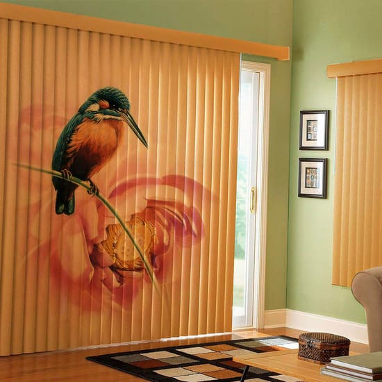 Тканевые вертикальные жалюзи для магазина