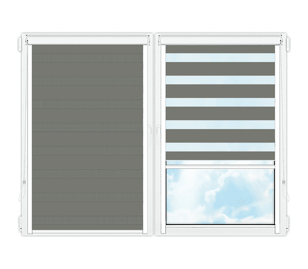 Рулонные кассетные шторы День Ночь Делия-136 цена. Купить в «Мастерская Жалюзи»