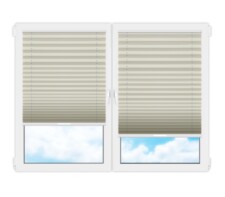 Плиссе (шторы, жалюзи) комо бежевый цена. Купить в «Мастерская Жалюзи»