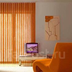 Тканевые вертикальные жалюзи в зал цена. Купить в «Мастерская Жалюзи»