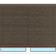 Деревянные горизонтальные жалюзи 25 мм 36 капучино