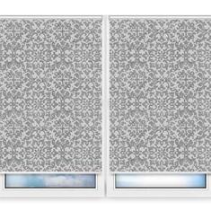 Рулонные шторы Мини Палау серебро